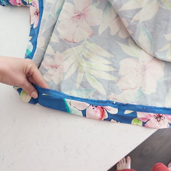 Victor Costa Vintage Floral Drop Waist Tulle Strapless Dress 1980s Lord & Taylor - Picture 6 of 11